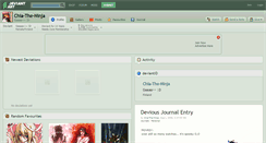 Desktop Screenshot of chia-the-ninja.deviantart.com