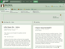 Tablet Screenshot of mizz-sierra.deviantart.com