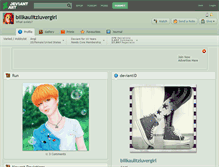 Tablet Screenshot of billkaulitzluvergirl.deviantart.com