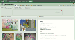 Desktop Screenshot of cogito-ergo-amo.deviantart.com