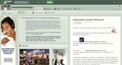 Desktop Screenshot of cursedflameshipping.deviantart.com