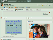 Tablet Screenshot of dreamer20k.deviantart.com
