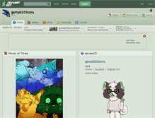 Tablet Screenshot of gamakichisora.deviantart.com