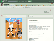 Tablet Screenshot of gohaku2.deviantart.com