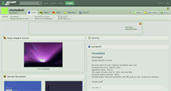 Desktop Screenshot of chumsdock.deviantart.com