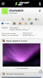 Mobile Screenshot of chumsdock.deviantart.com