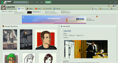 Desktop Screenshot of cyberfish.deviantart.com