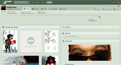 Desktop Screenshot of kingrhome.deviantart.com
