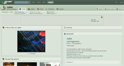 Desktop Screenshot of julliet.deviantart.com