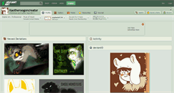 Desktop Screenshot of kaotheroogoncreator.deviantart.com