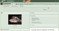 Desktop Screenshot of henna-blooming.deviantart.com