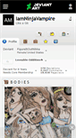 Mobile Screenshot of iamninjavampire.deviantart.com