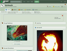 Tablet Screenshot of fetchboy84.deviantart.com