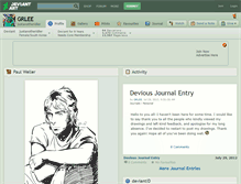 Tablet Screenshot of grlee.deviantart.com