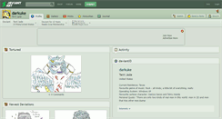 Desktop Screenshot of darkuke.deviantart.com