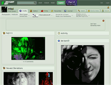 Tablet Screenshot of missi.deviantart.com