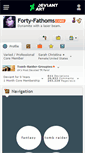 Mobile Screenshot of forty-fathoms.deviantart.com