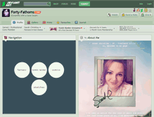 Tablet Screenshot of forty-fathoms.deviantart.com
