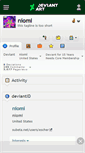 Mobile Screenshot of niomi.deviantart.com