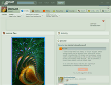 Tablet Screenshot of oxxyjoe.deviantart.com