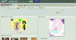 Desktop Screenshot of mikazuki100.deviantart.com
