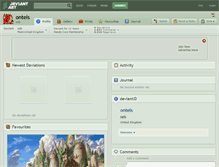 Tablet Screenshot of ontels.deviantart.com