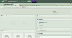 Desktop Screenshot of mikeyjones1213.deviantart.com