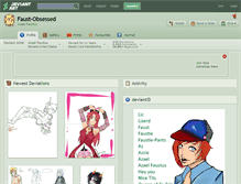 Tablet Screenshot of faust-obsessed.deviantart.com