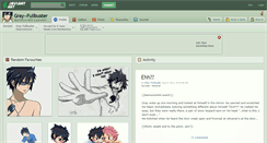 Desktop Screenshot of gray--fullbuster.deviantart.com