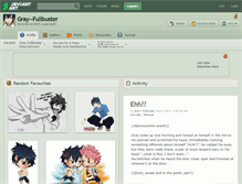 Tablet Screenshot of gray--fullbuster.deviantart.com