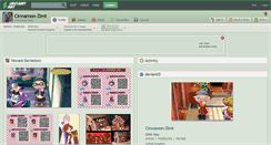 Desktop Screenshot of cinnamon-zimt.deviantart.com