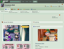 Tablet Screenshot of cinnamon-zimt.deviantart.com