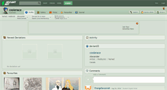 Desktop Screenshot of coolerace.deviantart.com