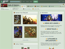 Tablet Screenshot of mask-of-majora.deviantart.com