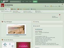 Tablet Screenshot of lewischeney.deviantart.com