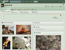 Tablet Screenshot of esmeral-da.deviantart.com