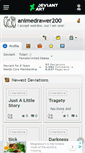 Mobile Screenshot of animedrawer200.deviantart.com