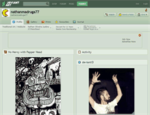 Tablet Screenshot of nathanmadruga77.deviantart.com