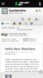 Mobile Screenshot of kyavalentine.deviantart.com
