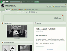 Tablet Screenshot of crazymistborn.deviantart.com