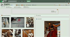 Desktop Screenshot of omegarain.deviantart.com