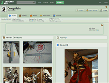 Tablet Screenshot of omegarain.deviantart.com