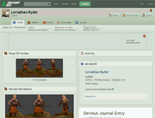 Tablet Screenshot of leviathan-ryder.deviantart.com