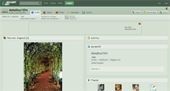 Desktop Screenshot of metallica1554.deviantart.com