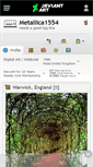 Mobile Screenshot of metallica1554.deviantart.com