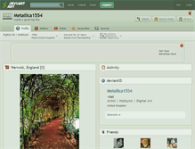 Tablet Screenshot of metallica1554.deviantart.com