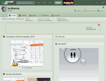 Tablet Screenshot of lordhamza.deviantart.com