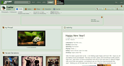 Desktop Screenshot of cuellar.deviantart.com