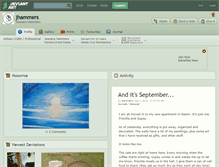 Tablet Screenshot of jhammers.deviantart.com