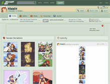 Tablet Screenshot of kilala04.deviantart.com